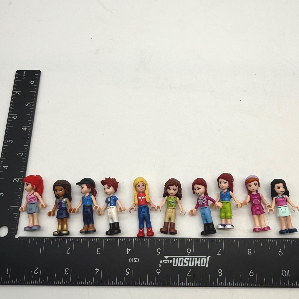 LEGO Friends Mini-doll Figures Lot of 10 Heartlake City Mixed Characters Toys